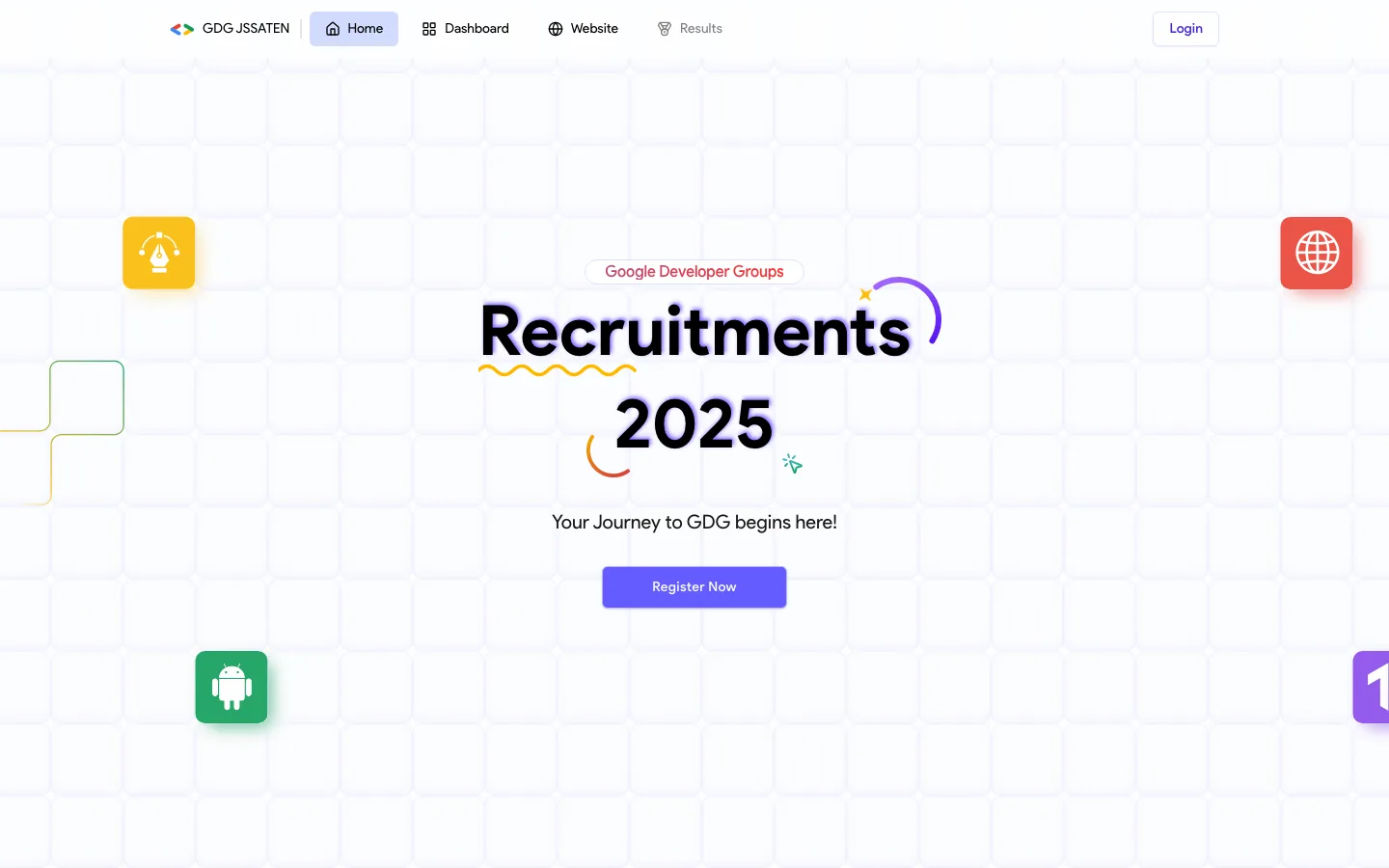 The landing page at recruitments2025.ramitvishwakarma.in.